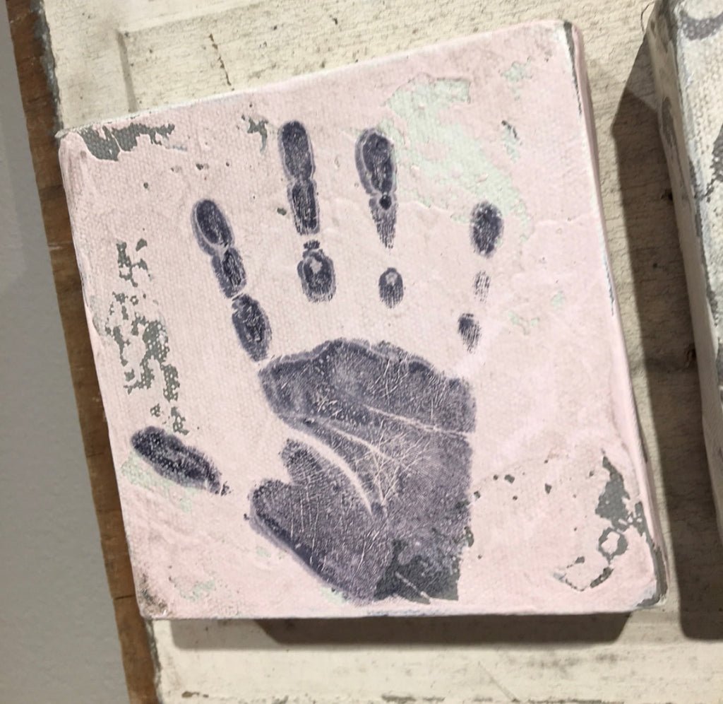 Baby Footprint Set  pink – MybabyboxShop