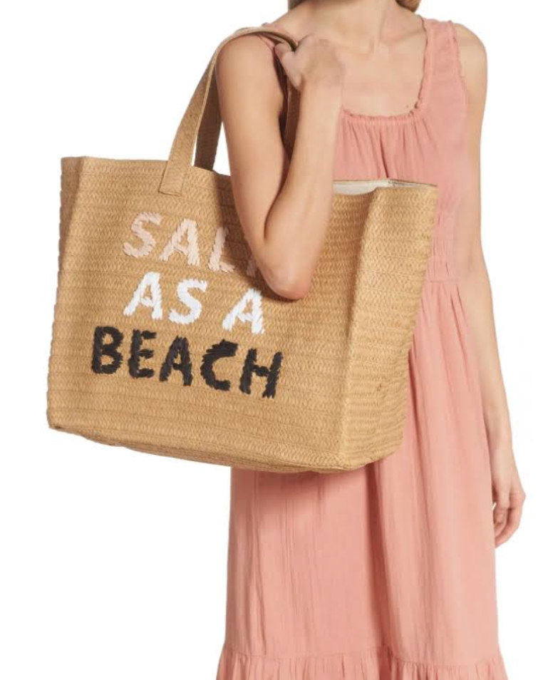 Salty as a beach tote Clearance