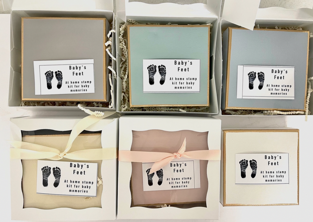 Baby Footprint Stamp Kit