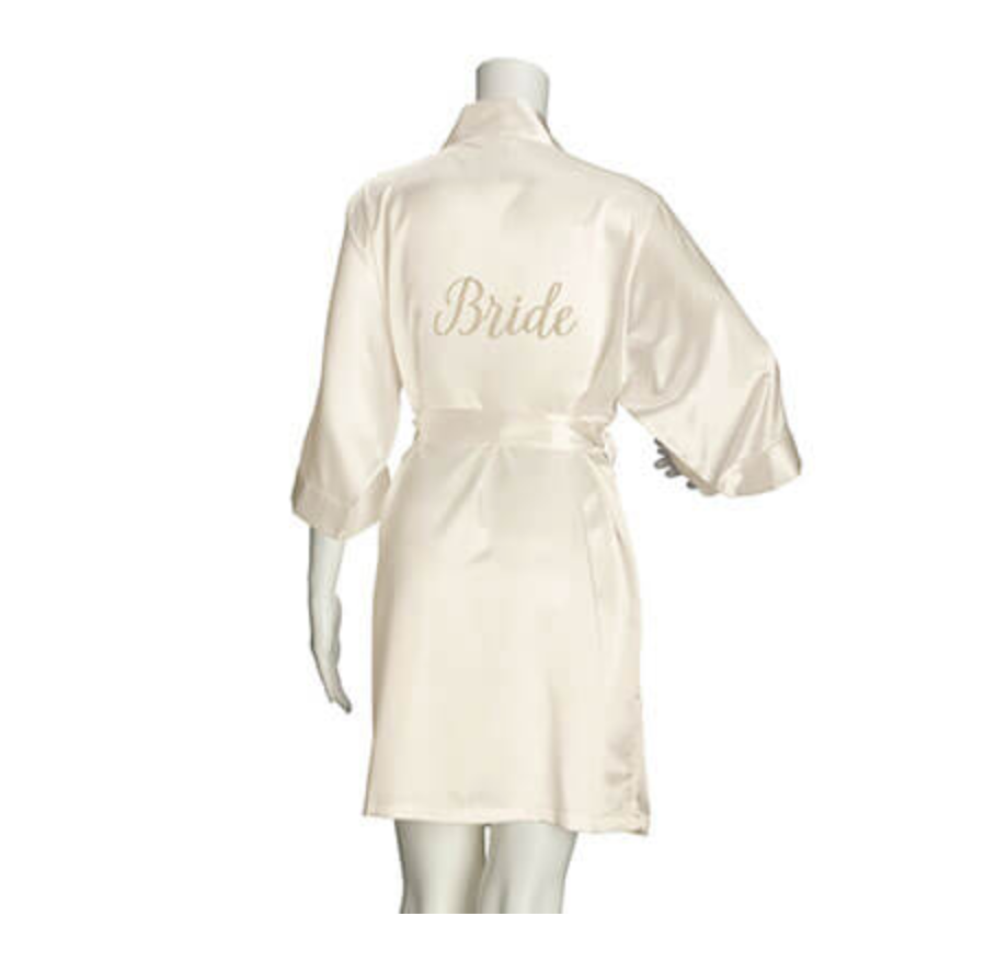 Satin Bride Robe