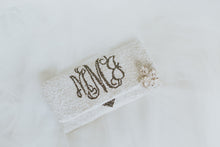 Beaded Monogram Name Wedding Handbag
