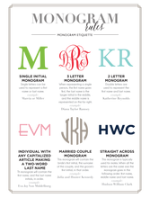Mirror Acrylic 2 Letter Monogram