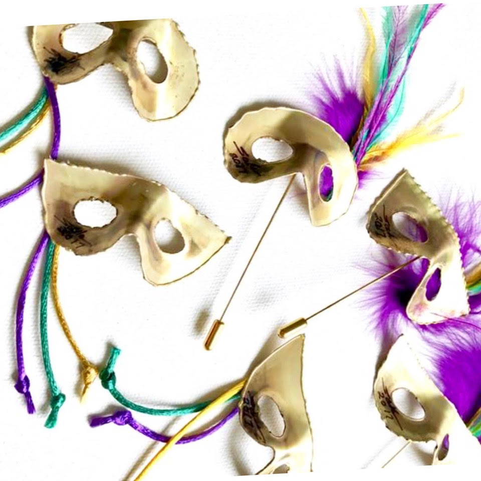Brass Mardi Gras Mask – Frill Seekers Gifts