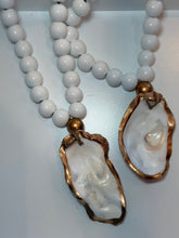 Gold Gilded Oyster Blessing Beads