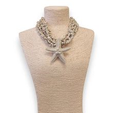 Rosemary Beach Beaded Starfish Necklace | Statement Jewelry