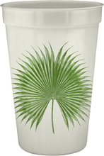 Palm Leaf 16oz Pearlized Shatterproof Cups