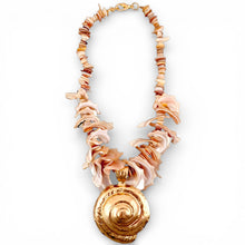 Elizabeth Jane Spiral Sea Shell Necklace | Statement Jewelry