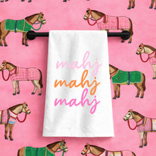 Mahjong tea kitchen towel | ombre