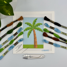 Palm Tree Needlepoint Kit