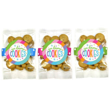 Cookie Bags - Bright Stripe You Deserve... - Small - 24 Bags: Chocolate Chip