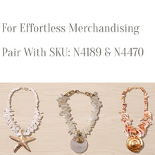 Elizabeth Jane Spiral Sea Shell Necklace | Statement Jewelry