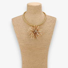 Seacrest Coral Flower Collar Necklace | Handmade Statement Jewelry
