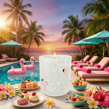 Pink Flamingo12oz Icon Confetti Candle