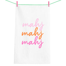 Mahjong tea kitchen towel | ombre