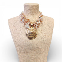 Elizabeth Jane Spiral Sea Shell Necklace | Statement Jewelry