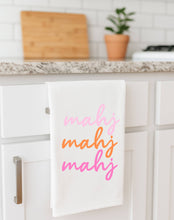 Mahjong tea kitchen towel | ombre