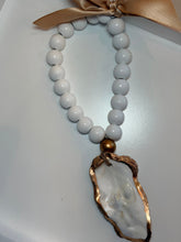 Gold Gilded Oyster Blessing Beads