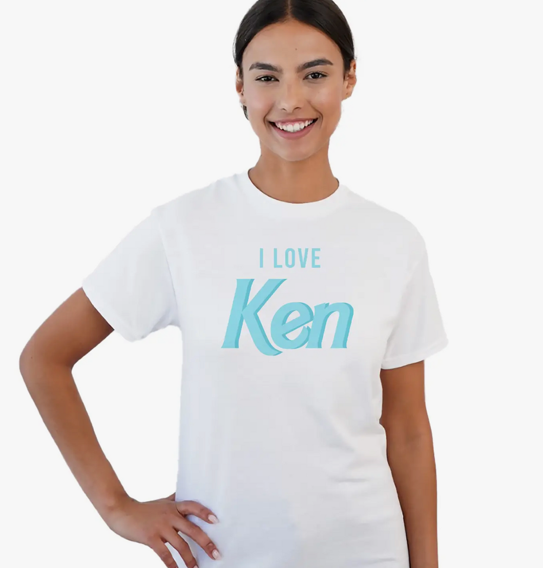 I Love Ken Barbie T Shirt