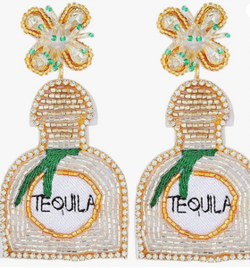 Shot of Tequila Beaded Earrings