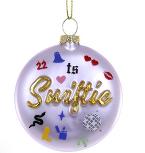 Swiftie Taylor Swift Inspired Christmas Eras Ornament