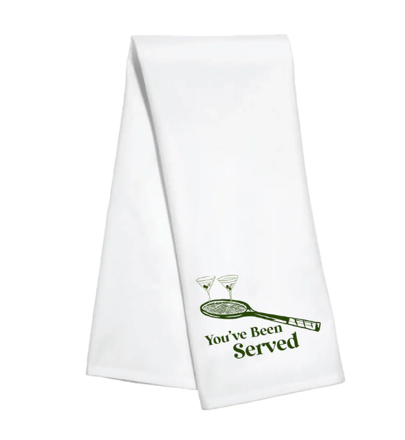 You've Been Served Tennis Tea Towel