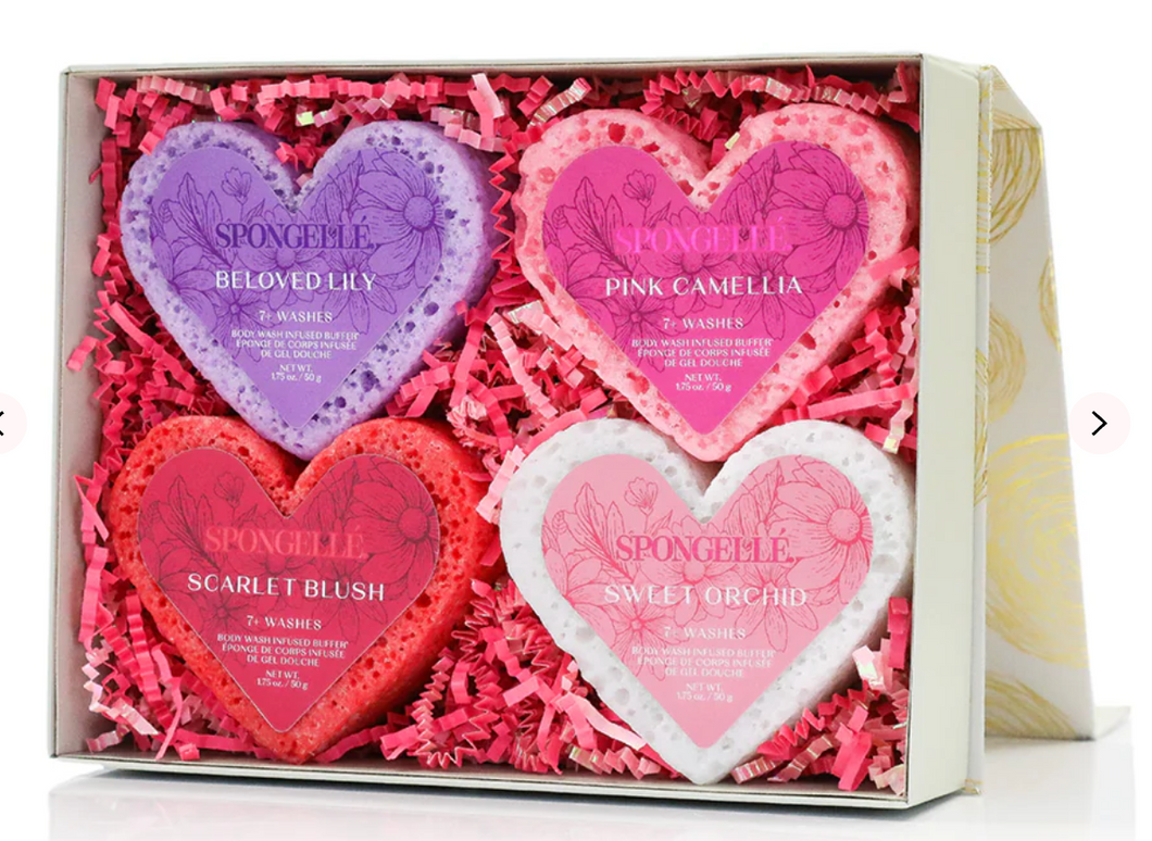 Heart Buffer Spongelle Set