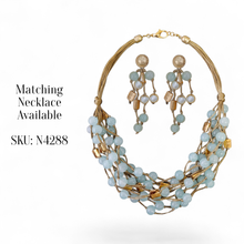 Coastal Beaded Pearl Earrings | Handmade Statement Jewelry: Atasi Earrings