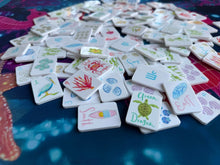 Mini Mahj Beach Edition Theme Mahjong Tiles with FREE Drawstring Bag