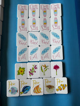 Mini Mahj Beach Edition Theme Mahjong Tiles with FREE Drawstring Bag