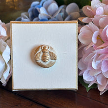 Gilded Gold Queen Bee Canvas Art