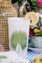 Palm Leaf 16oz Pearlized Shatterproof Cups