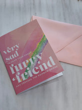 Furry Friend Rainbow Bridge Sympathy Card Pet Cat Dog  - Greeting Card