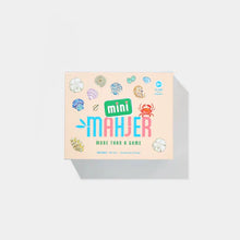 Mini Mahj Beach Edition Theme Mahjong Tiles with FREE Drawstring Bag