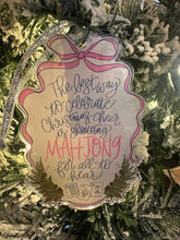 Darling Mahjong Christmas Ornament
