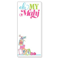 Oh My Mahj Mahjong Skinny Note Pad