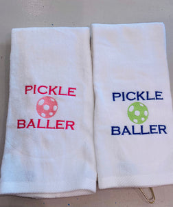 Pickleball Sport Hand Towel