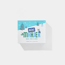 Mini Mahj Snow Ski Edition Theme Mahjong Tiles with FREE Drawstring Bag