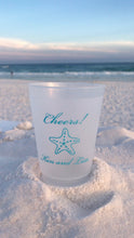 Starfish with Two Lines of Text - 16 oz. Shatterproof Cups