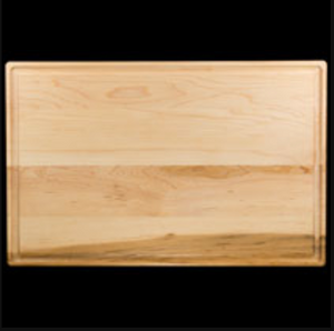 17" x 11" Rectangle Hardwood Serving Board