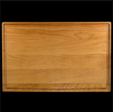 17" x 11" Rectangle Hardwood Serving Board