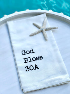God Bless 30A Tea Towel