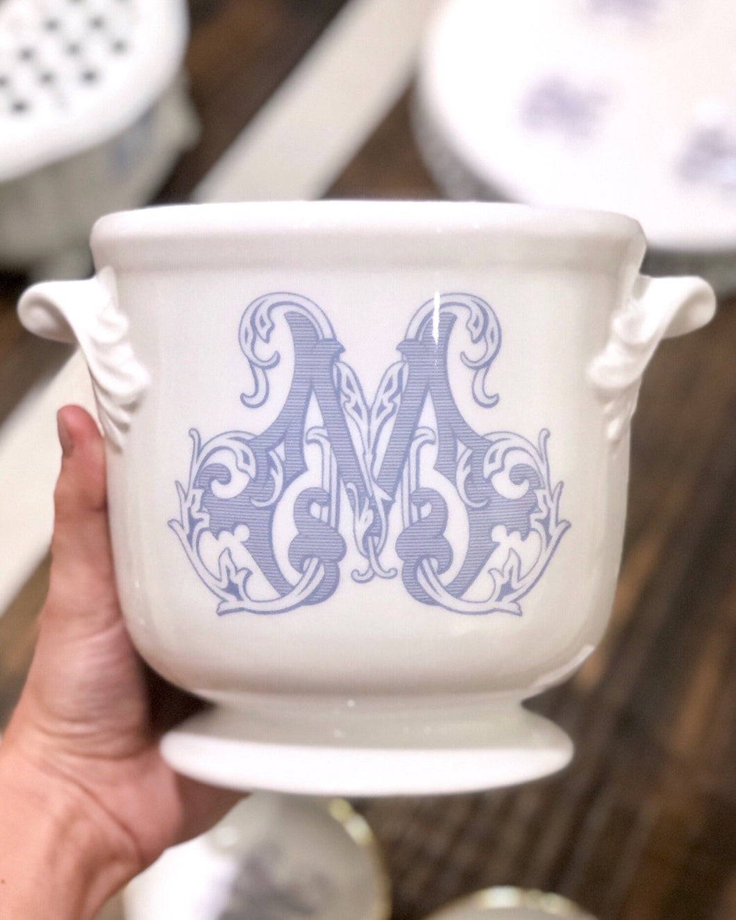 Porcelain Small Cachepot