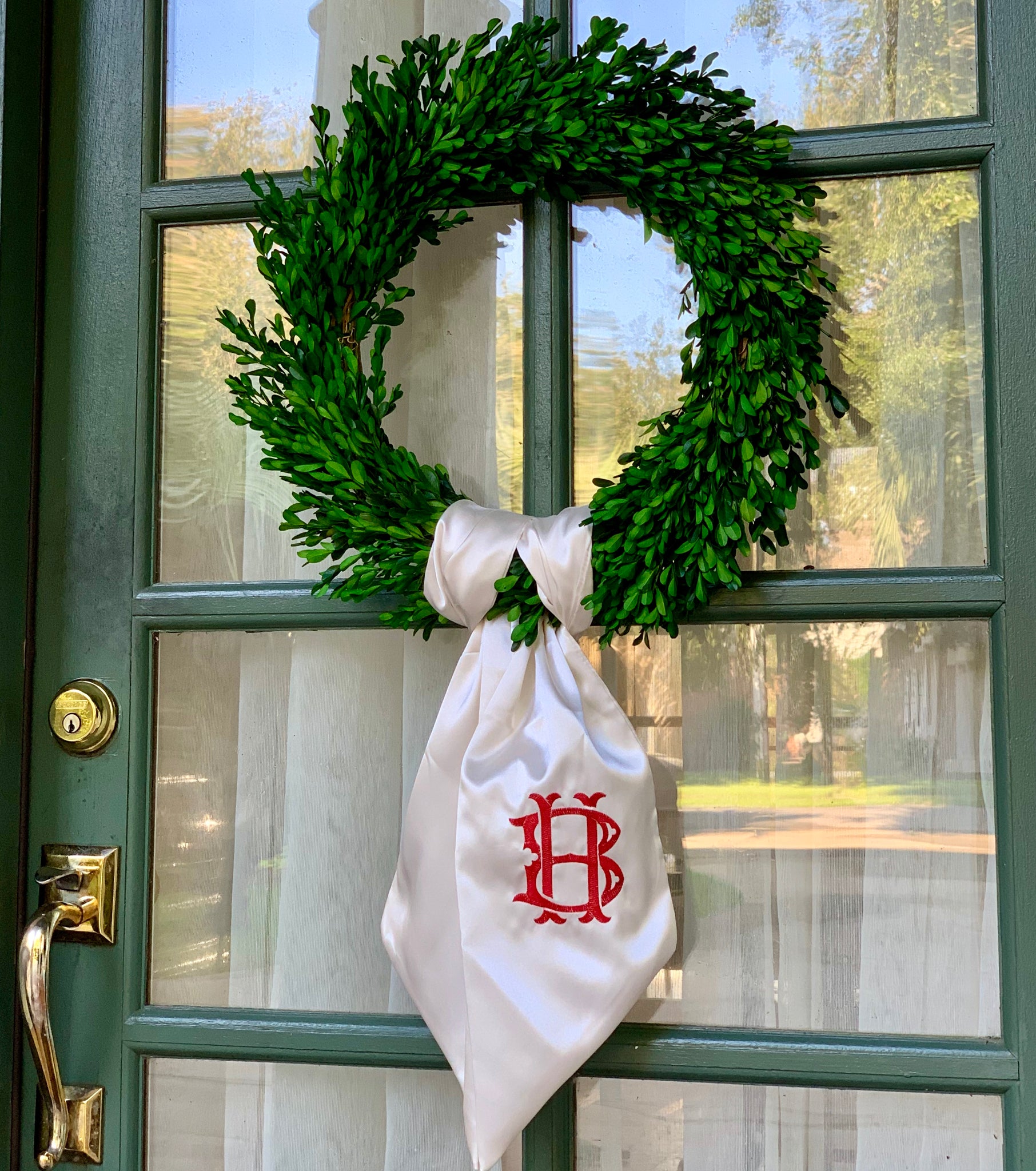 Southern Boxwood Wreath – Frill Seekers Gifts