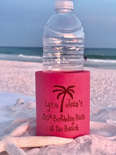 30th Birthday Bash with Palm Tree Foam Koozies