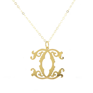 Two Letter Kensington Lola Monogram Necklace