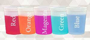 Color Changing Stadium Cups - 16oz.