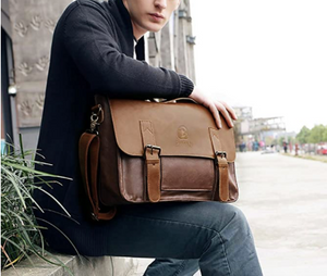 Leather Briefcase Frill Seekers Gifts