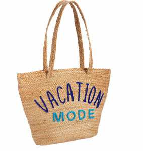 Vacation Mode Beach Tote Bag