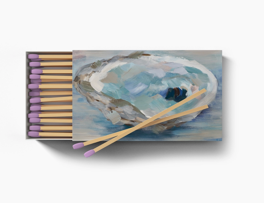 Opal Oyster Coastal Tabletop Matches