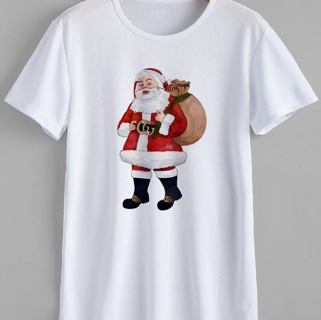 Chic Santa Christmas T-Shirt